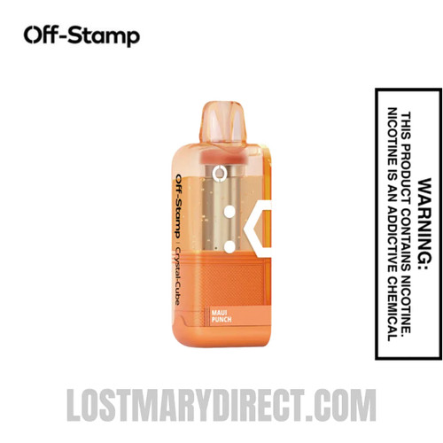 Maui Punch Off Stamp X Crystal Cube 35K Disposable Vape Pod