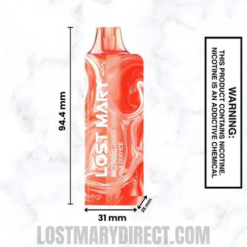 Fuji Duo Ice Lost Mary MO5000 Disposable Vape Dimension