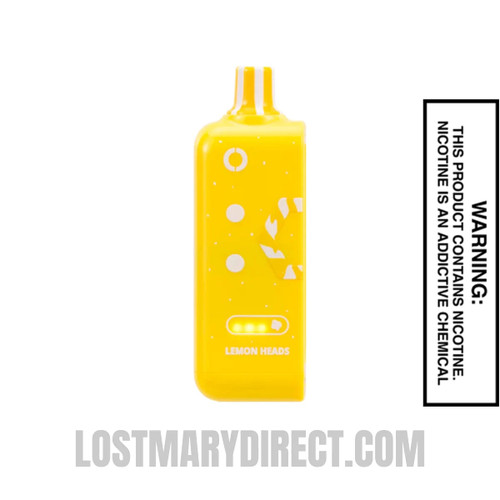 Sour Lemon Heads Off Stamp Sweet Cube Vape Pod | LostMaryDirect