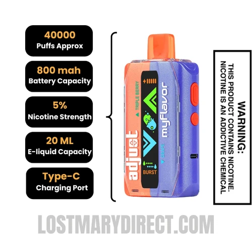 Triple Berry Grape Adjust MyFlavor Specification