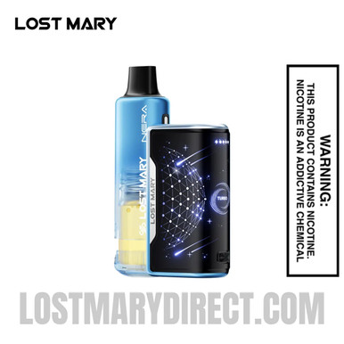 Blue Razz Ice Lost Mary Nera Fullview 70K Vape Kit