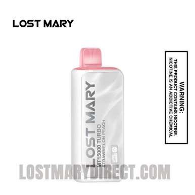 Strawmelon Peach Lost Mary MT15000 TURBO Vape