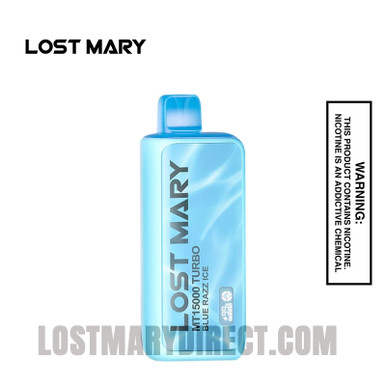 Blue Razz Ice Lost Mary MT15000 TURBO Vape