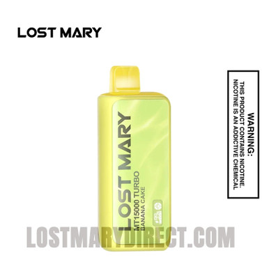 Banana Cake Lost Mary MT15000 TURBO Vape