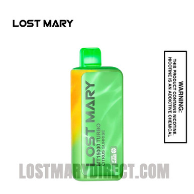 Citrus Sunrise Lost Mary MT15000 TURBO Vape