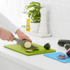 IKEA BERGTUNGA Chopping board, set of 2, green, blue