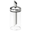 IKEA DOLD Portion sugar shaker, clear glass, stainless steel, 15 cm