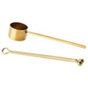 IKEA TEMPERERAD Coffee measure and clip, brass