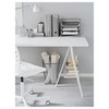 IKEA DOKUMENT Letter tray, silver-colour