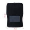 Auto floor mats black (4pcs)