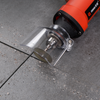 Electric tile grout removal tool