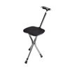 Adjustable crutch stool with LED light