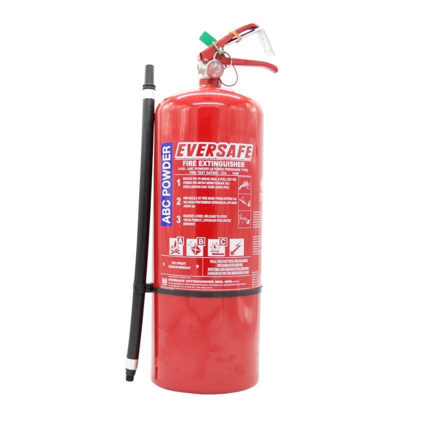 ABC POWDER FIRE EXTINGUISHER 9KG EC-9 - Goldunited Sdn Bhd