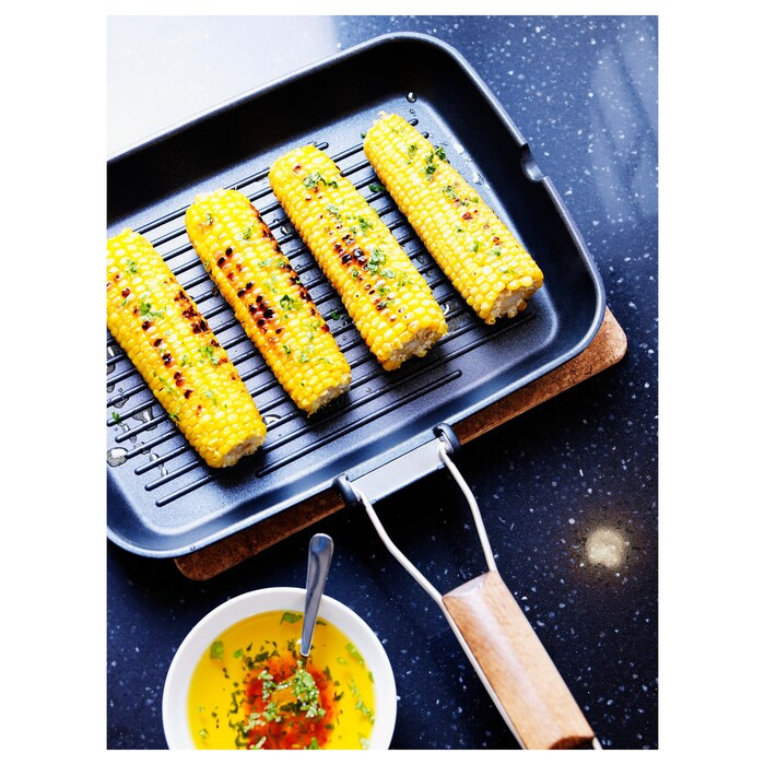 IKEA GRILLA Grill pan, black, 36x26 cm Goldunited Sdn Bhd