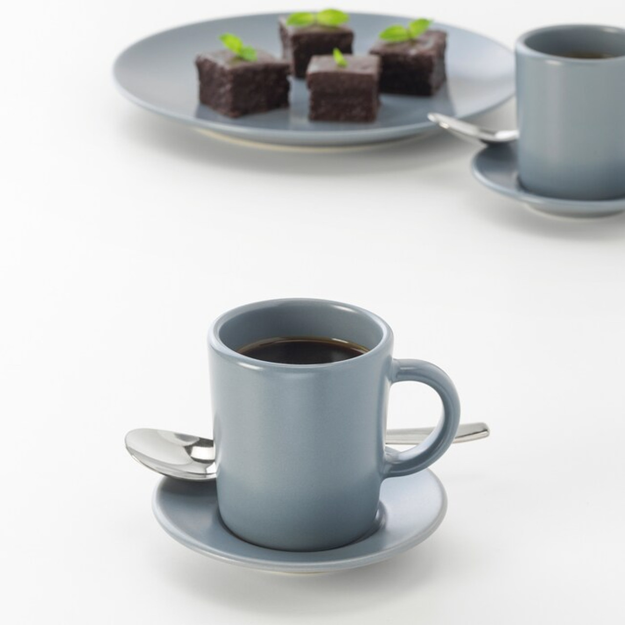 DINERA Mug, dark gray - IKEA