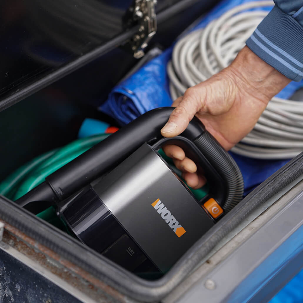 WORX WX030 20V CUBEVAC Cordless Compact 