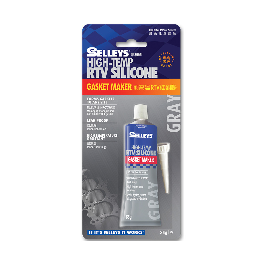 Selleys HighTemp Rtv Silicone (Gray) 85G Goldunited Sdn Bhd