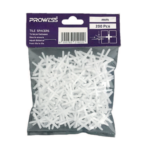 Prowess pvc tile spacer 2.0mm (200pcs/bag)