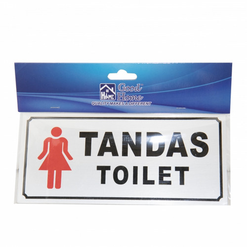 Figo Aluminium "Female Toilet " Sign Size: 9 x 20cm