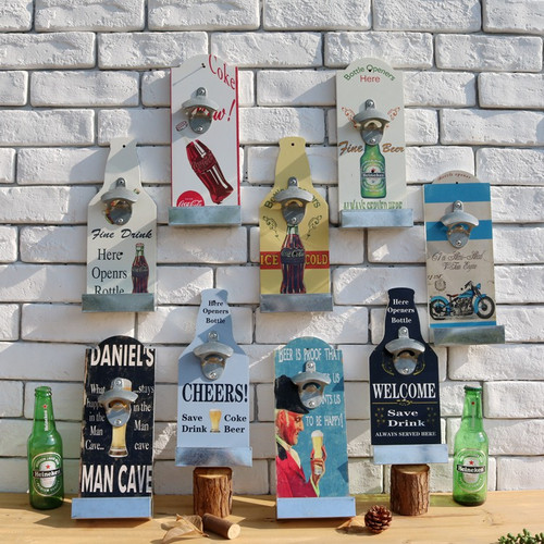 Wall-Mounted Bottle Opener