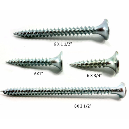 Drywall Screw #6 X 1" (ZPH) 10000pcs (13.7kg)