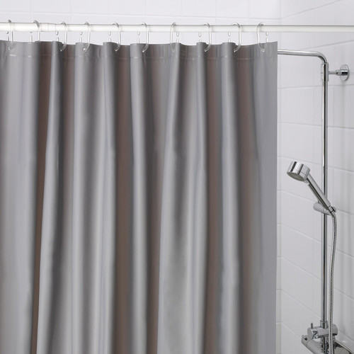 IKEA OLEBY shower curtain - grey