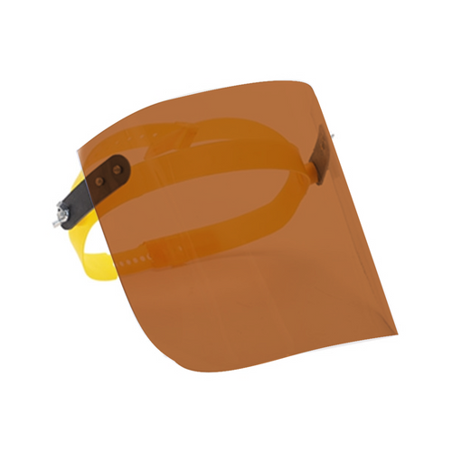 Plastic Face Shield #Brown