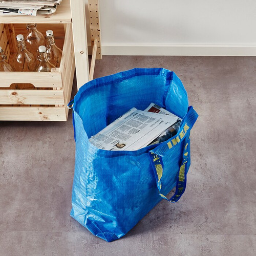 IKEA FRAKTA Carrier bag, medium, blue, 36 l