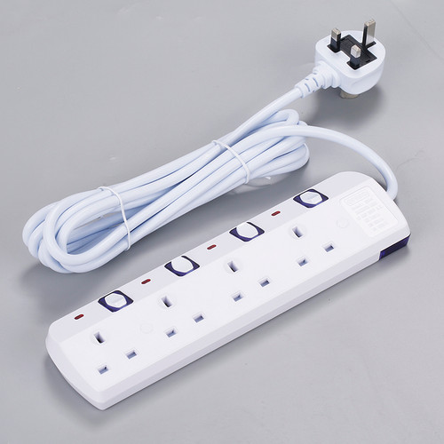 4 way extension socket 3m