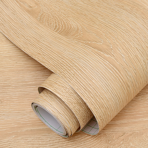 Yellow oak wood wallpaper 120cmx5mx0.29mm