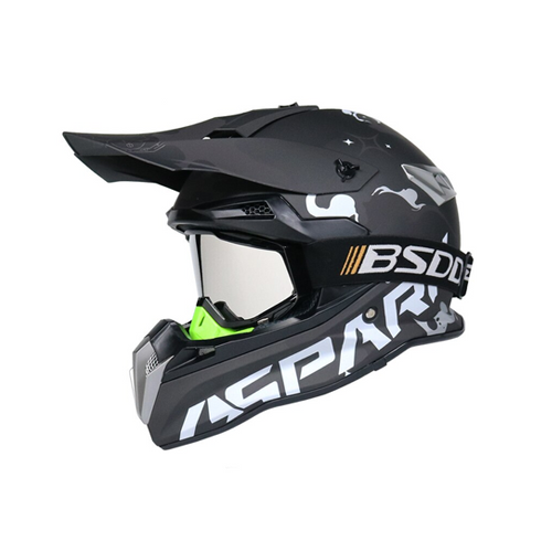MotorX helmet with horns (size M)