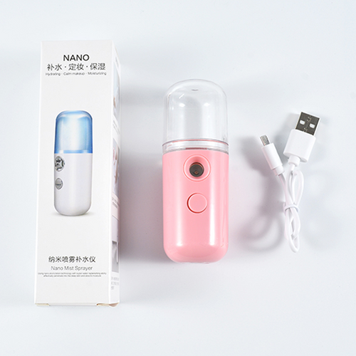 USB handy nano mist sprayer pink
