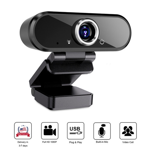 Webcam HD 1080p with microphone