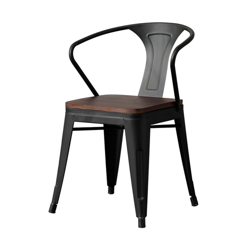 Solid wood & metal chair #2 45cm