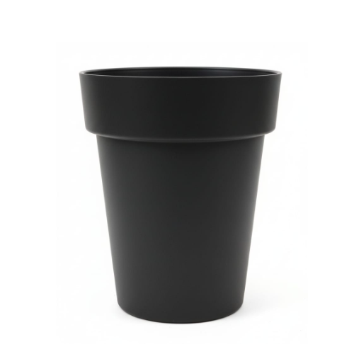 Vase globe medium black