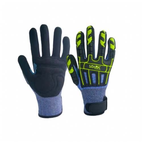 URS-053501 STARK ULTIMATE PRO ULTRA-THIN BLACK SANDY NITRILE-COATED ISO CUT D IMPACT GLOVE SIZE 'S'
