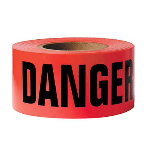 WARNING TAPE 3"X800' WORDING "DANGER"