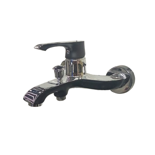 PH2016-3AH CHROME & BLACK BATHTUB MIXER