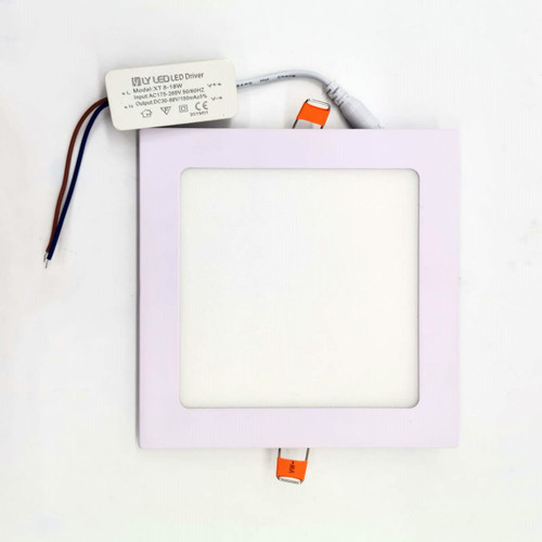 18w square recessed led panel downlight 6500k daylight