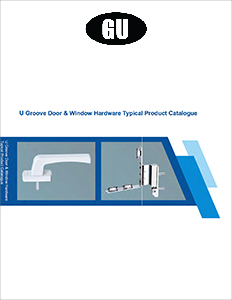 2018 U Groove Door _ Window Hardware Typical Product Catalogue