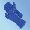 Blue Leather Welder Glove