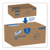  01080 Scott Essential Plus White Hard Wound Roll Towels, 425 ft., 12 rolls/case