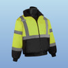 HiVizGard C16725G HivizGard Class 3 Safety Bomber Jacket with Hood, Lime Green or Orange, each