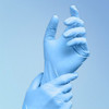 TechniGlove 9.5 in. Blue or White Nitrile Glove, Class 100, 1000/case