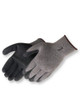 Liberty Safety  A-Grip Latex Coated Glove, Black/Gray, 12/pair