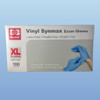 Intco BMPF300 Basic Medical Vinyl Blend Blue Exam Gloves, 3.2 mil