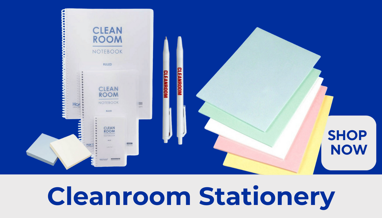 Cleanroom Stationery, Paper, Pens, Notebooks at Harmony Lab & Safety Supplies