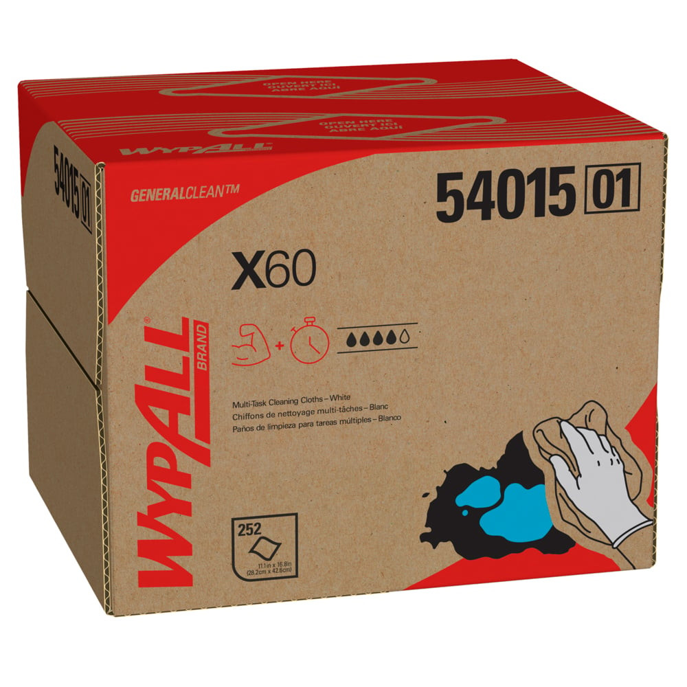 WypAll General Clean X60 Multi-Task Cleaning Cloths (54015)