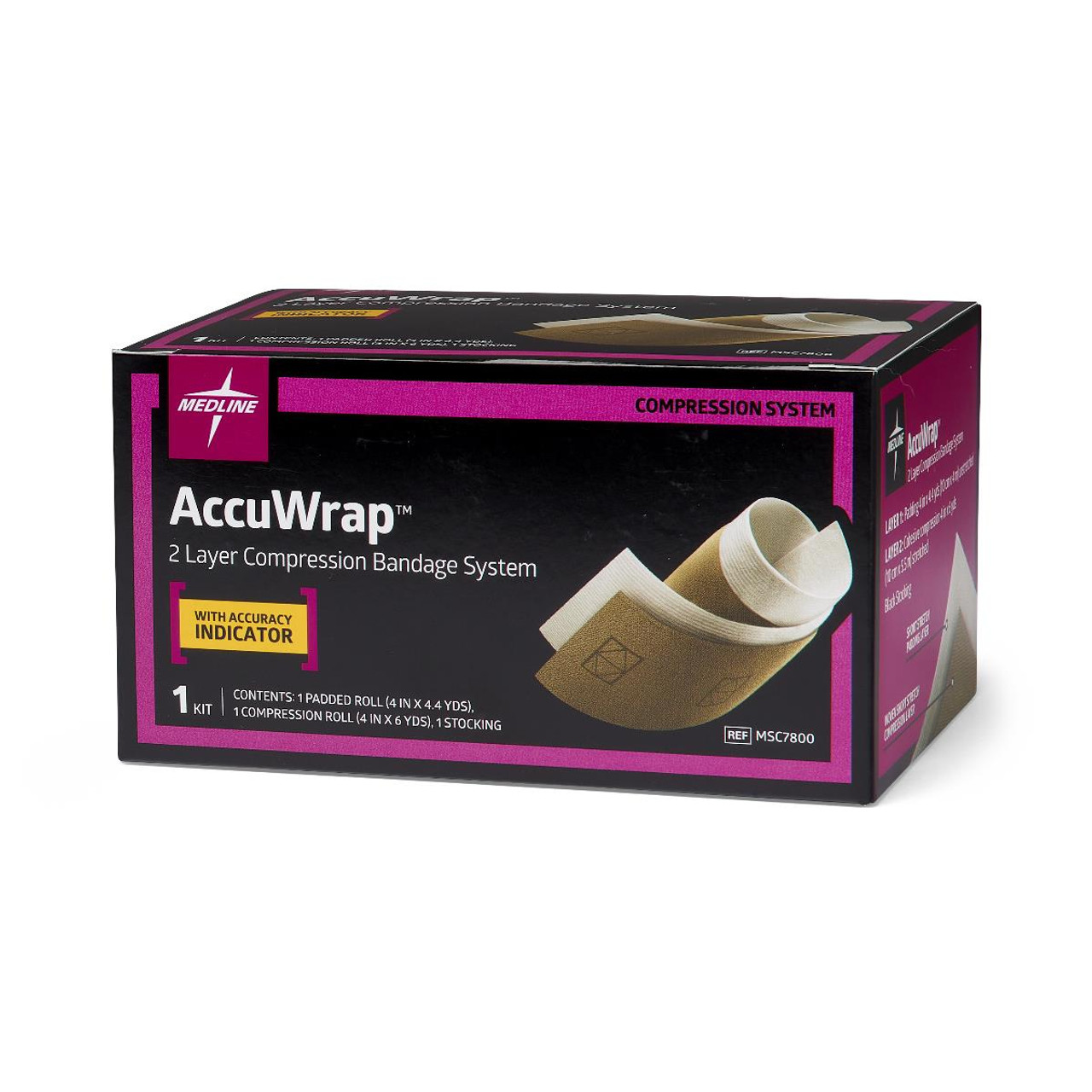 Medline AccuWrap 2-Layer Compression Bandage System