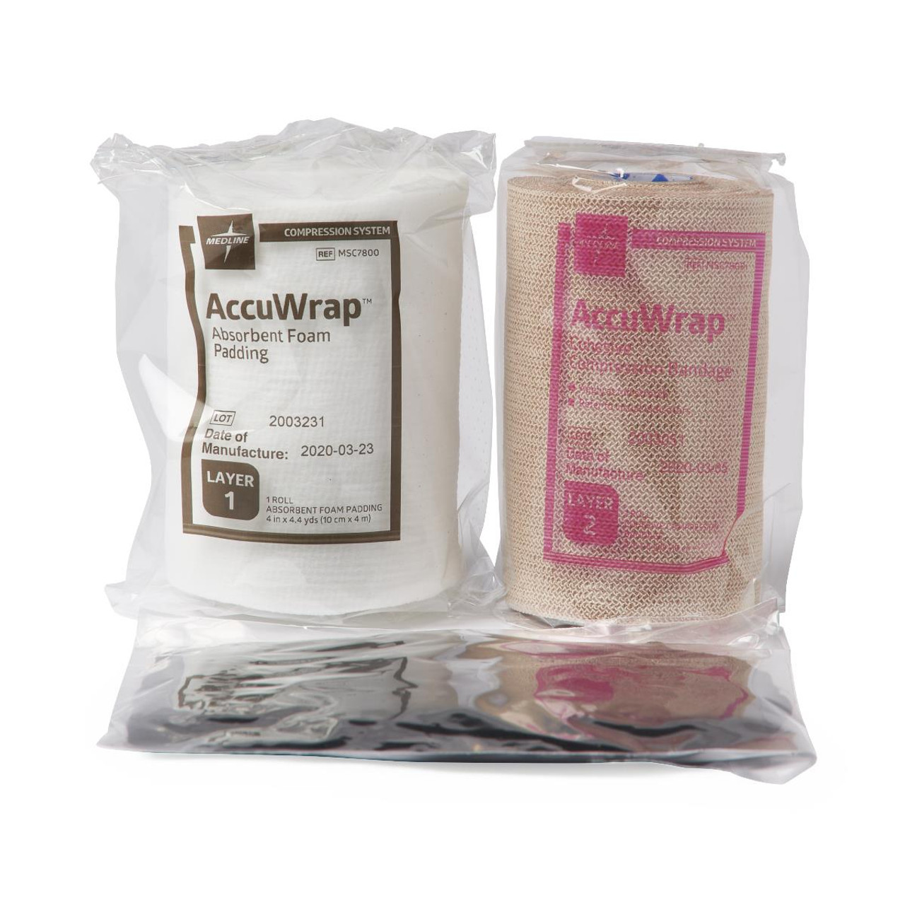 【Sobaq】SC Double-Up Padding Webril 4 in x 4 yds Cotton Undercast Gauze Padding